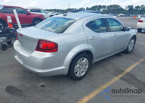 2012 Dodge Avenger Se z USA, uszkodzony, nr VIN 1C3CDZAB9CN233005